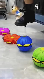 Işıklı Zıplayan Frizbi Evcil Hayvan Topu